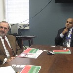 SadaandJeremy President/CEO Jeremy Kohomban meets with Consul General Sada during his visit