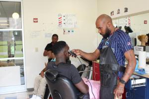 Residents can gain master-barber qualifications in our barbershop.